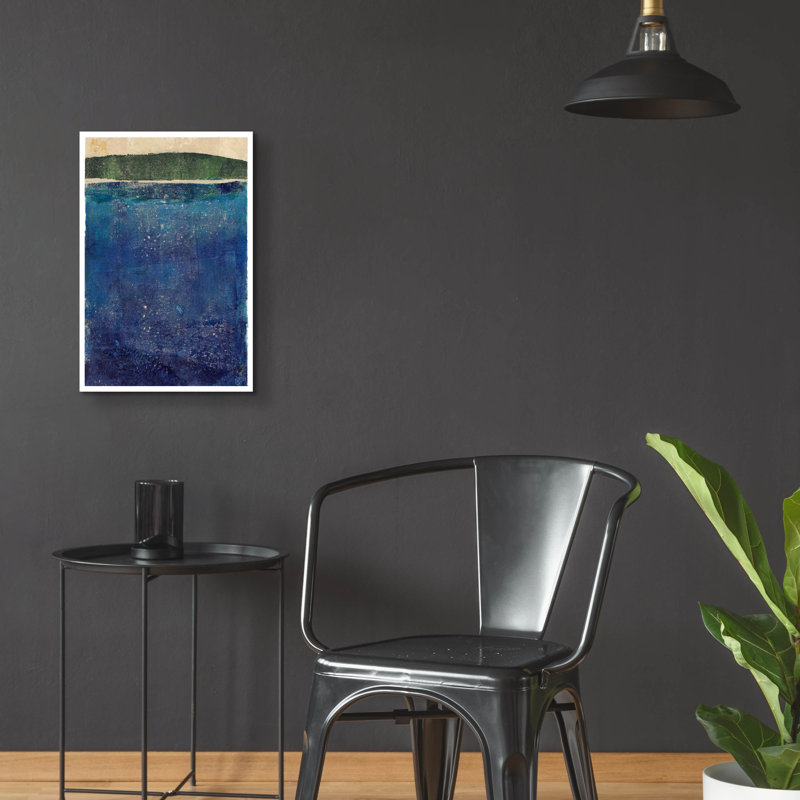  «Island Escape 2» par Laura Gibson, art mural en verre acrylique, 16 po x 24 po