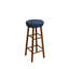 Coussin de tabouret de bar texturé antidérapant, rond de 14 pouces, ensemble de 4-1082147166