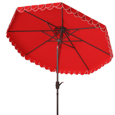 Poppy 101'' Scalloped Tilt Top Outdoor Umbrella
