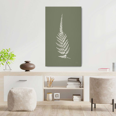"True Green IX" by Katie Pertiet Print on Canvas