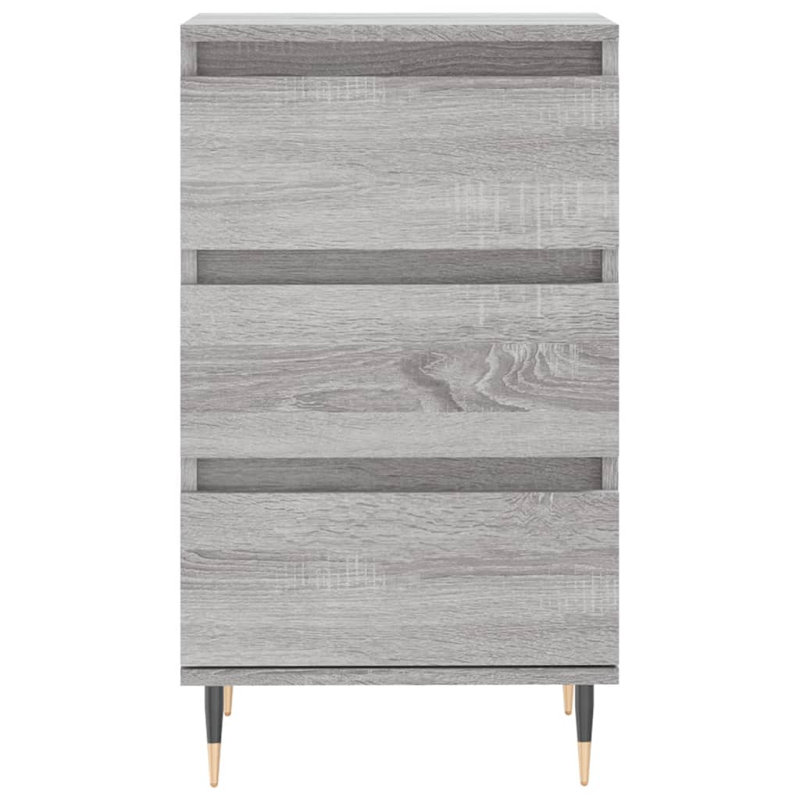 Maleesa Sideboard 40x35x70 cm Engineered Wood, Grey Sonoma