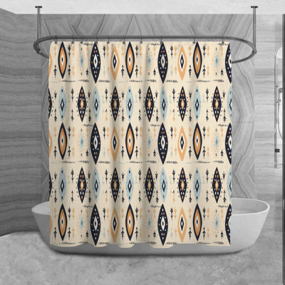 Lanette Microfiber Shower Curtain
