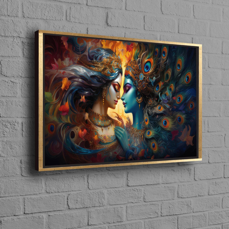 Print on Canvas, Gold Floater Framed, 20 cm H x 30 cm W