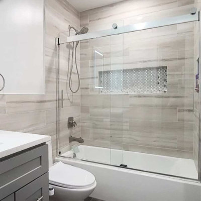 Arden 7" x 45" Porcelain Wood Look Wall & Floor Tile