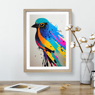 Bird Paint Drips No.5 - Print