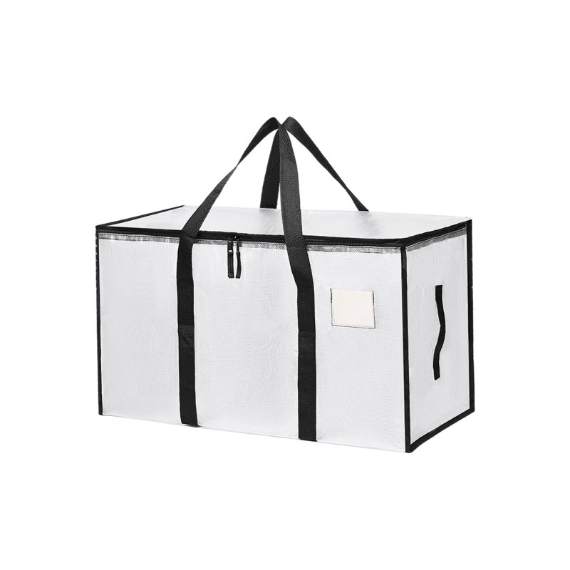  Heavy Duty Storage Bins with Lids & Reinforced Handles, Closet Organizers and Storage, Foldable Clothes Storage Bags, Zipper Storage Containers for Blanket, Comforter, Pillow, Bedding