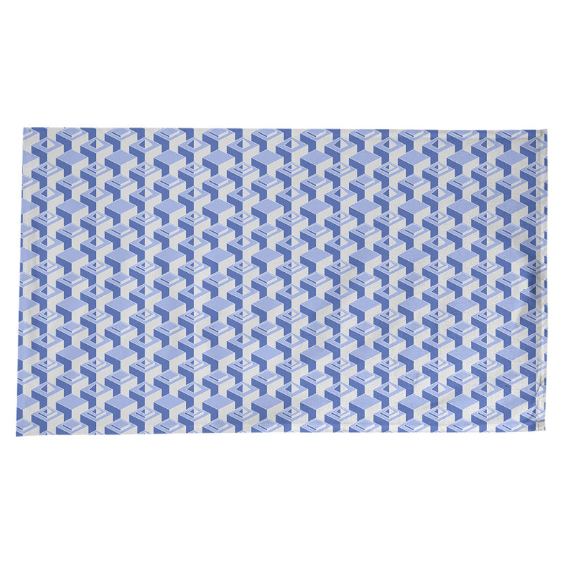 Nappe de gratte-ciels classiques, Bleu clair