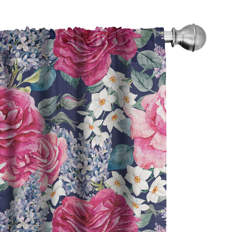 Semi Sheer Curtain Pair, 28" W x 84" L