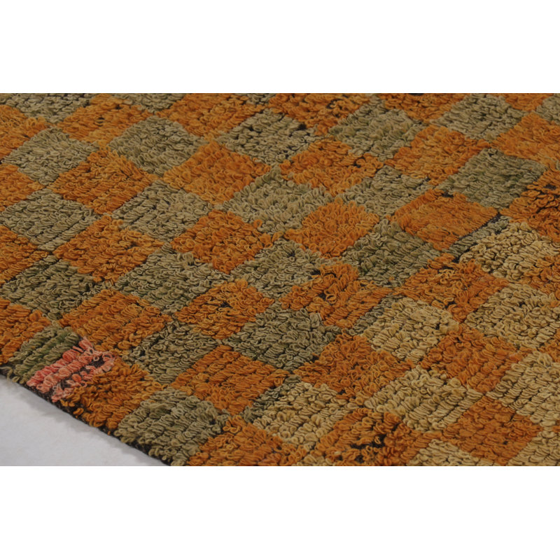 Vintage One-of-a-Kind 4'3 X4'11 Hand Knotted Area Rug