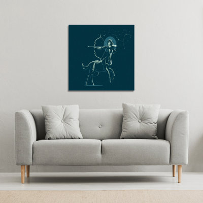 Zodiac Sagittarius - Wrapped Canvas Print
