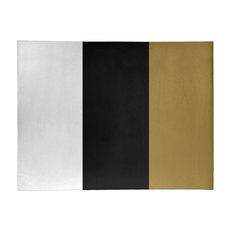 Tapis noir/beige zone, Rectangle 5 pi x 7 pi