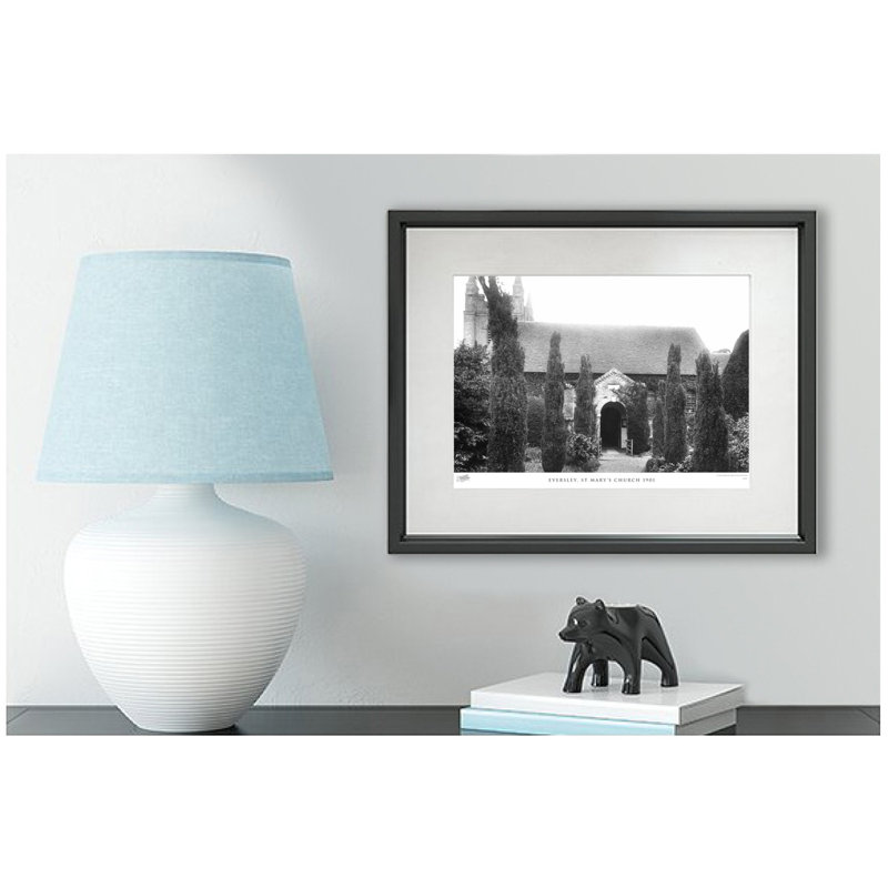Crondall, Horse And Carriage, The Feathers 1906 by Francis Frith - Single Picture Frame Print, 45cm H x 60cm W x 2.3cm D