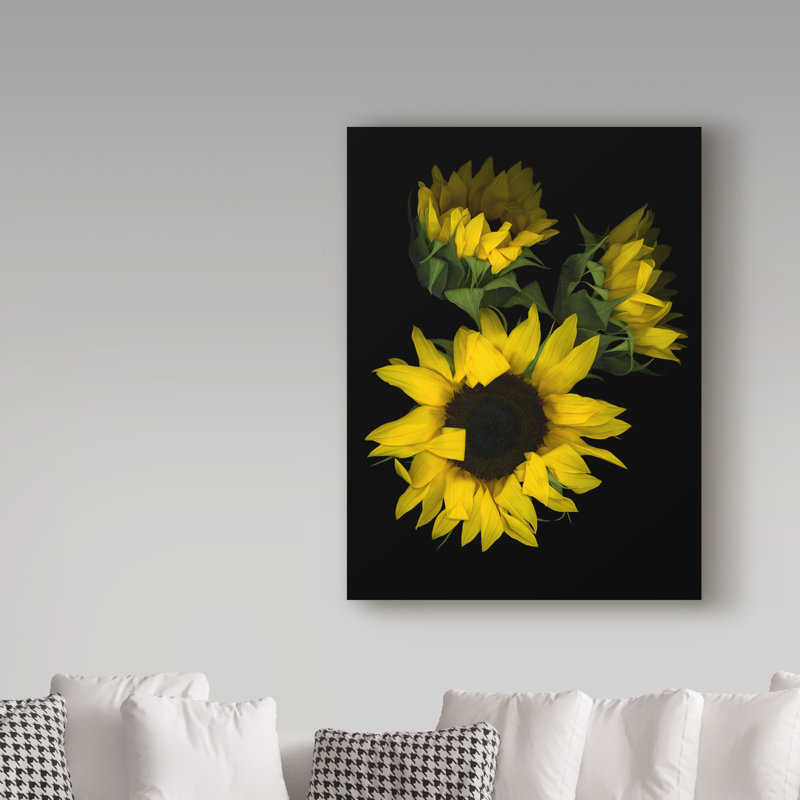 Dosta «Sunflower 2», reproduction d'impression sur toile tendue, H 32 po x l 24 po x P 2 po