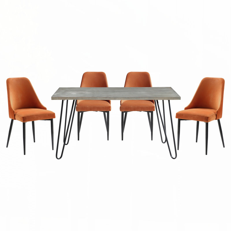 Ensemble de salle à manger 5 pièces Modern Elegant Design