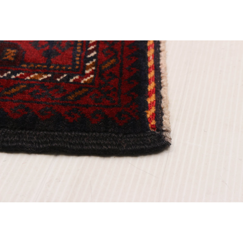 Tapis bleu marine Teimani 3 pi 11 po x 6 pi 7 po