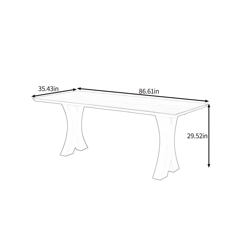 Darryon, 29.52"H x 86.61"L x 35.43"W