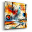 «Circles Abstract 4» par Rey Klimt, art mural en verre acrylique-1928701740