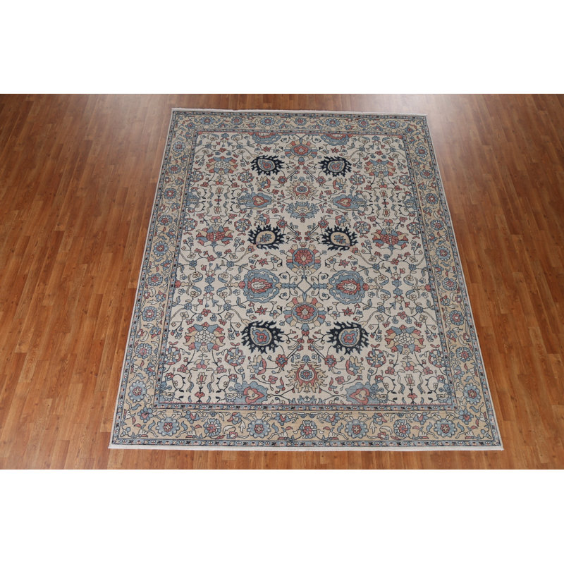 One-of-a-Kind 7'10" X 9'9" Wool Area Rug in Ivory