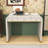 Vanity Desk with Mirror, 2 Drawers and Hidden Storage-922683828