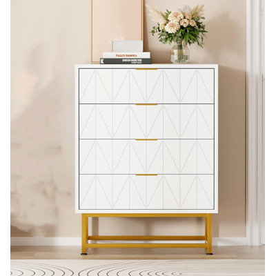 59.9 cm W Chest of 4 Drawers