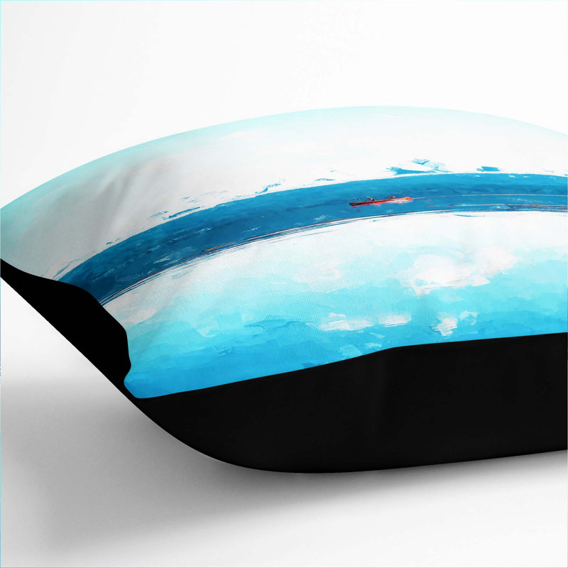 Square Throw Cushion, 55cm H x 55cm W x 20cm D, Black