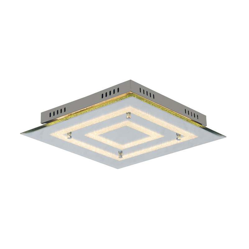 Bourne Plastic LED Semi Flush Mount