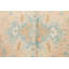 Tapis décoratif en laine de conception unique noué à la main New Age Oushak beige/bleu 8 pi 10 po x 12 pi 1 po