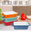 17 Stories Khaulah Rectangle Stoneware 4 Piece Casserole Bakeware Set