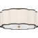 Axis Fabric Semi Flush Mount