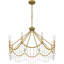 Lustre classique / traditionnel à 8 lumières à intensité variable Jefson
