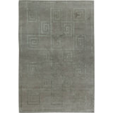 Modern One-of-a-Kind Rectangle 6' X 9'4" Hand Knotted Area Rug