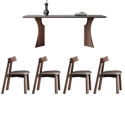 Stable Matte Slate Dining Table Sets.