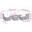  Garden Sofa Set Light Grey