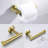 Rustproof and Durable Stainless Steel Wall Mounted Bathroom Hardware Set (3-Piece)-115954438