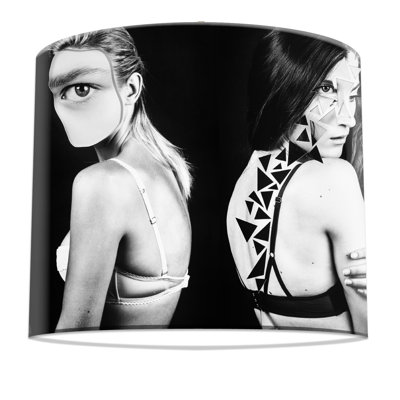 Hamilton 29cm H Paper Drum Lamp Shade ( Screw On )