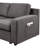 Linen 7-Seater U-Shape Sectional Sofa Chaise With Pocket In Gray-1949186458