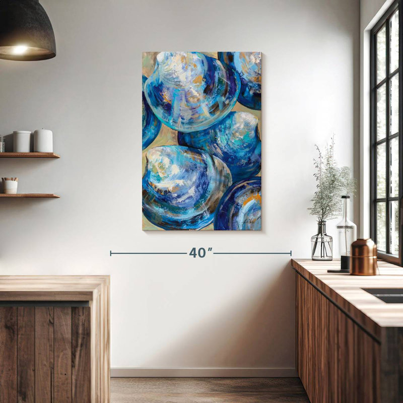 Aletra Beyond Blue Shells, 39" H x 26" W