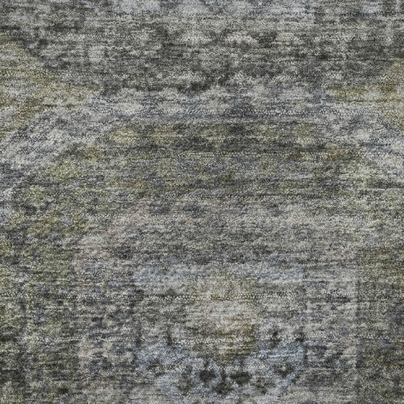 Premium Machine Washable Ralston AMF1944 Panels Rug, Rectangle 5' x 7'6"