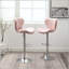 Ensemble de 2 tabourets pivotants réglables Ellston-318446117