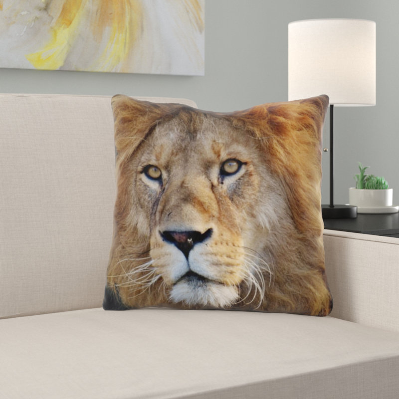 Coussin lion