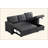 Upholstered Pull Out Sectional Sofa With Chaise-1131504644