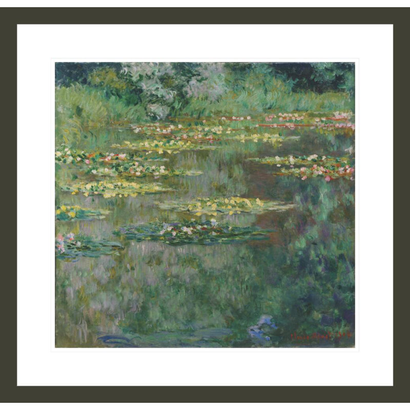 Nénuphars ou nénuphar par Claude Monet, H 23,5 po x l 24,36 po