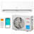 TURBRO 18000 BTU Wi-Fi Connected Ductless Mini Split Air Conditioner for 1000 Square Feet with Heater and Remote Included
