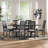 Lamm Extendable Trestle Dining Set-70601893-70601890