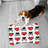 Ghostly Rhythm - 1 Piece Bone Shape Feeding Mat-101634858