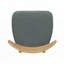 Ensemble de chaises de salle à manger rétro en bois d'hévéa avec dossier ergonomique, ensemble de 2-246809118