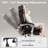 Big And Tall Office Chair With Foot Rest 600lbs, Heavy Duty Executive Office Chair For Heavy People，comfortable High Back Leather Desk Chair With Thickened Seat Cushions And Backrests-1827274059