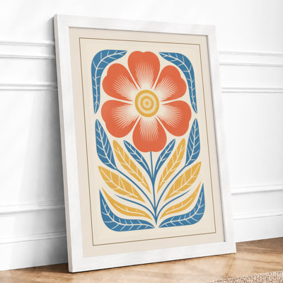 Symmetry in Bloom Botanical - Framed Print