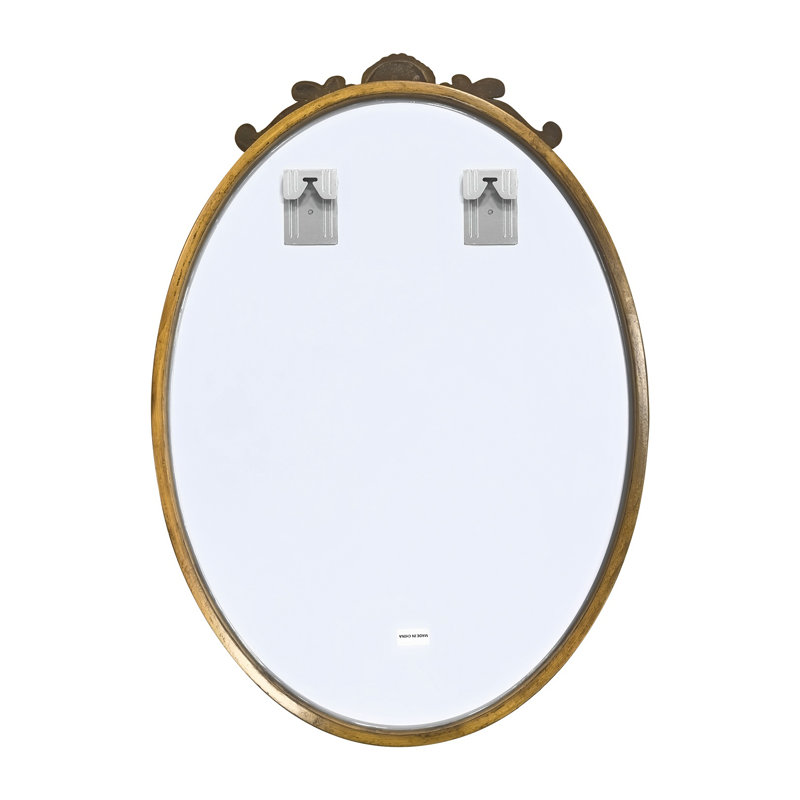 Oval Vintage Mirror Antique Wall Mirror, 37.2" x 27.56"