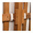 Aldo Outdoor 4-Piece Pe Rope Woven Conversation Set With Acacia Wood Frame-1884229767